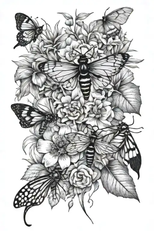 Plants And Insects In Nature