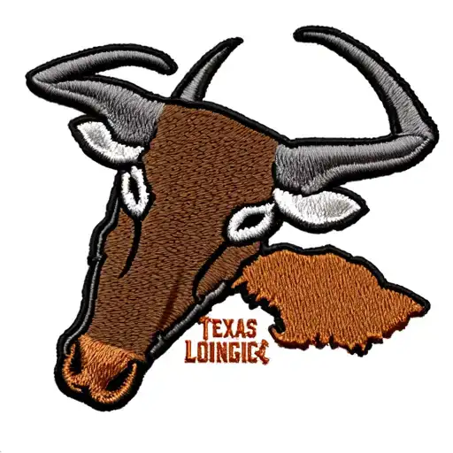 Texas Longhorns Logo Embroidered
