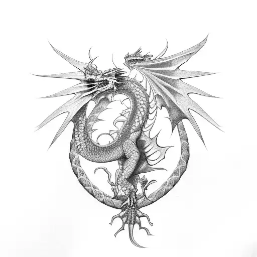 Dragon Body Back