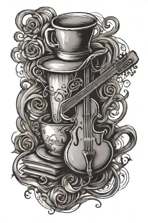 Music And Coffee Flowing In My Veins Like Blood Coming