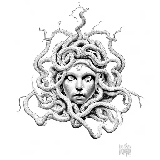Blind Medusa Greek