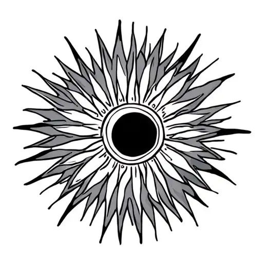 Small Fine Line Sun Shining