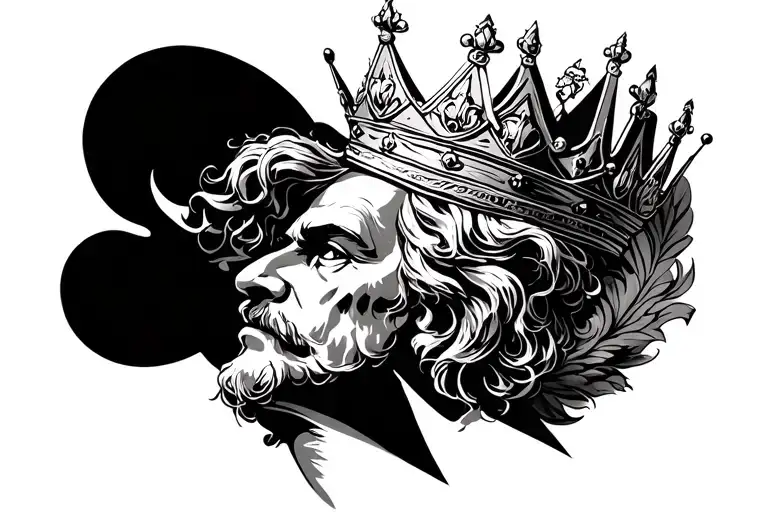 Moniz With Crown Surrounded