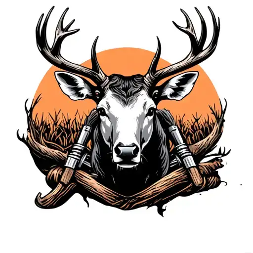 Motorcycle Handle Bars Are Deer Antlers