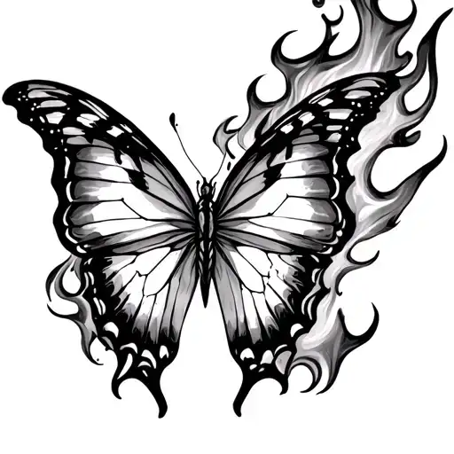 Butterfly On Fire Coming