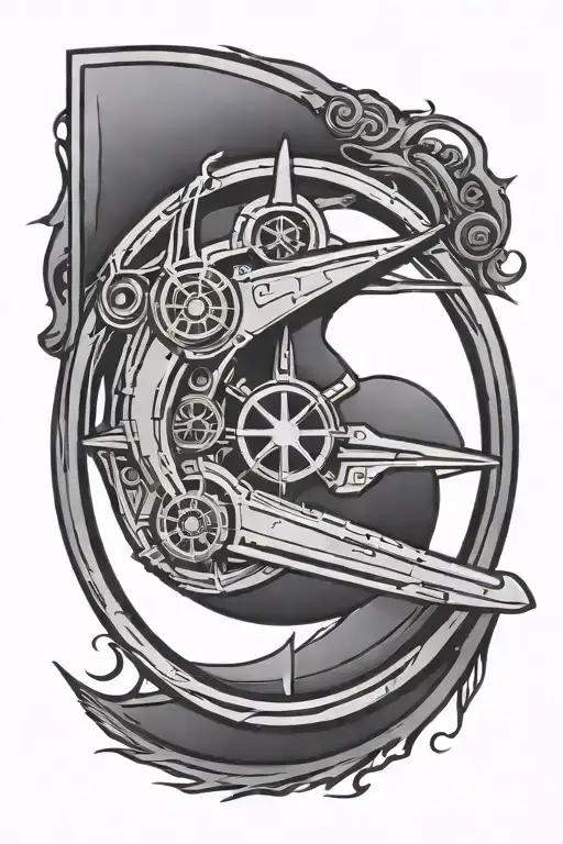 Rebel Alliance X Jedi Logo Black