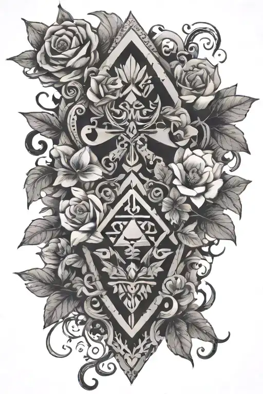 Legend Of Zelda Floral