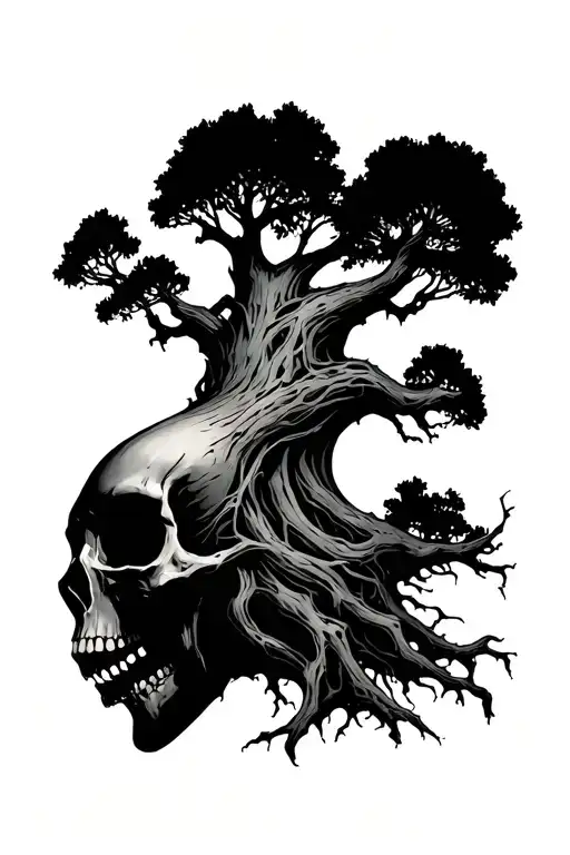 Death Head Tree Back