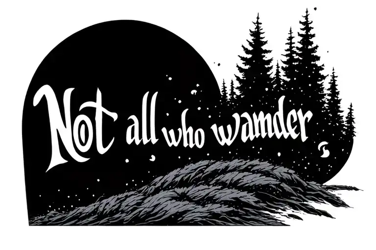Quote 'Not All Who Wander Ai Human