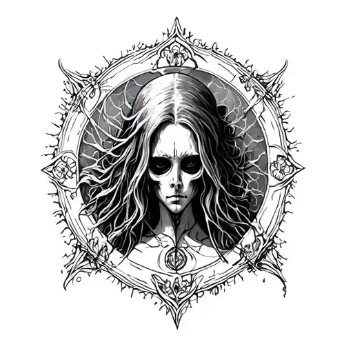 Idea Of Loneless In Gothic Style