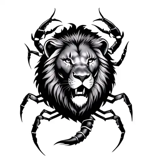 Lion Et Scorpions