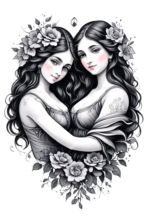 Which Symbolizes Two Sister Very Simplified