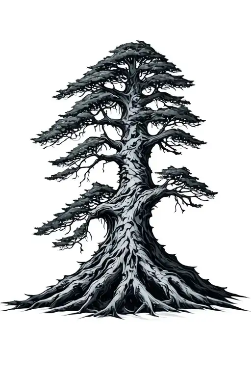 Nordic Tree With Vaegvisir