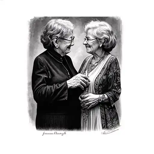 Memorial Tattoos For Grandma Holding Hands