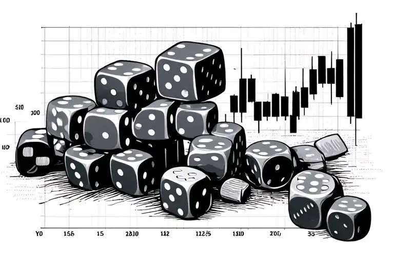 Dice Rolling Stock Market Graph