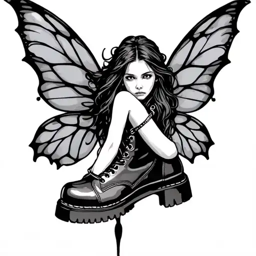 Fairy In Combat Boots