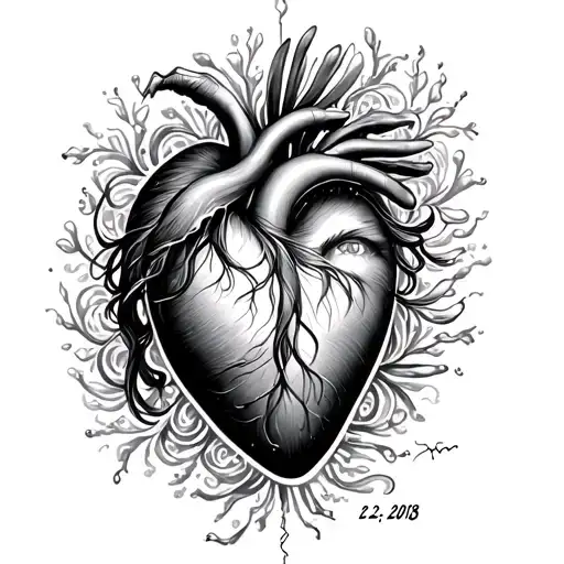 Heartbeat Daughter Date Of Birth 2-2-2018 Scubadiving Love