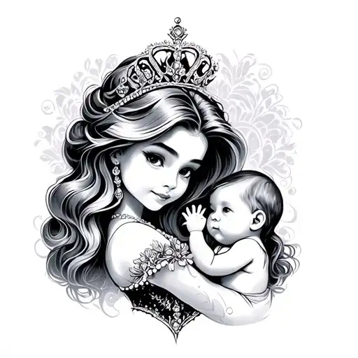 Princess And Baby