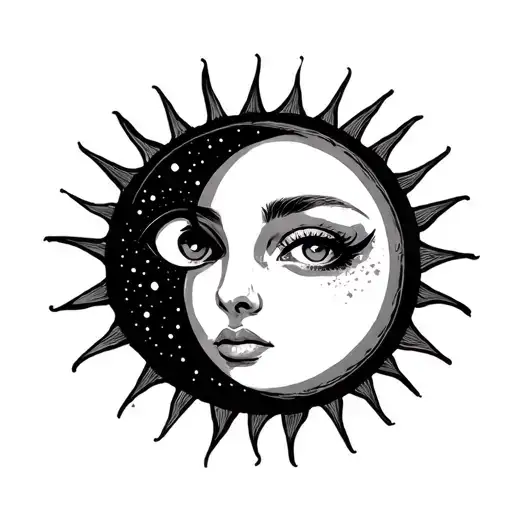 Nightingale Cheeky Sun And Moon Surrounded