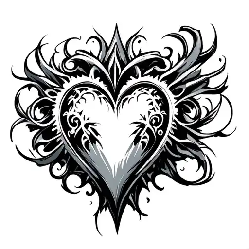 Gothic Heart Pattern
