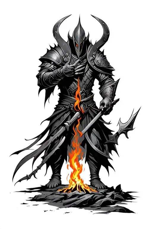 Yhorm The Giant Dark Souls Bonfire