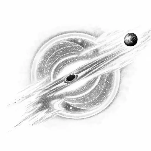 A Vintage Car Racing Through A Galaxy Filled With Constellations