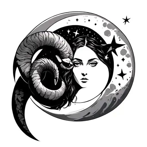 Aries Woman Strength Stars Moon
