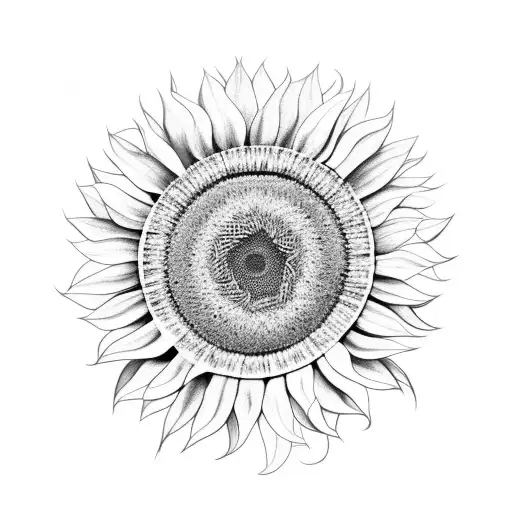 Sunflower And Cactus