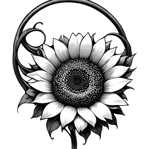 Infinity Loop Made Sunflower