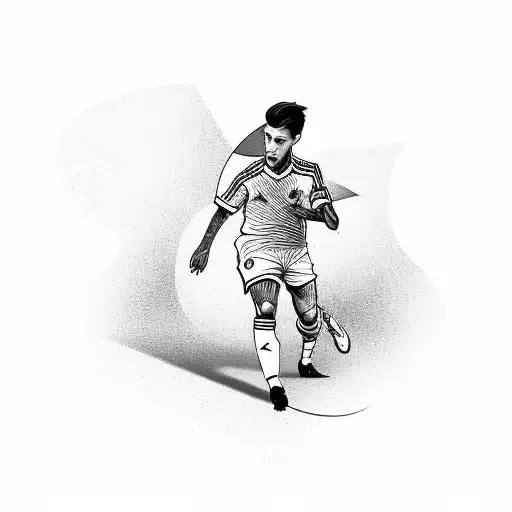 A Soccer Player Made Of Books