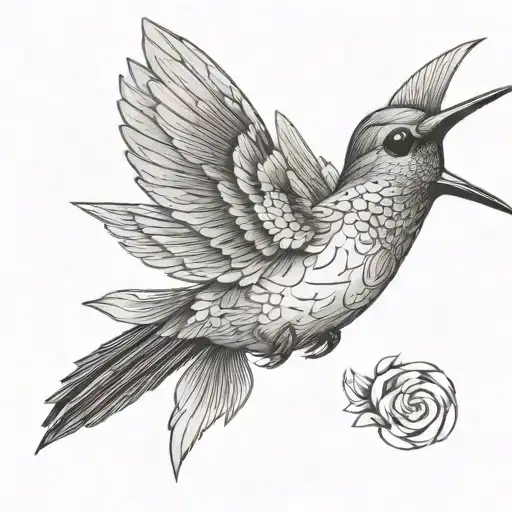 Flying Hummingbird
