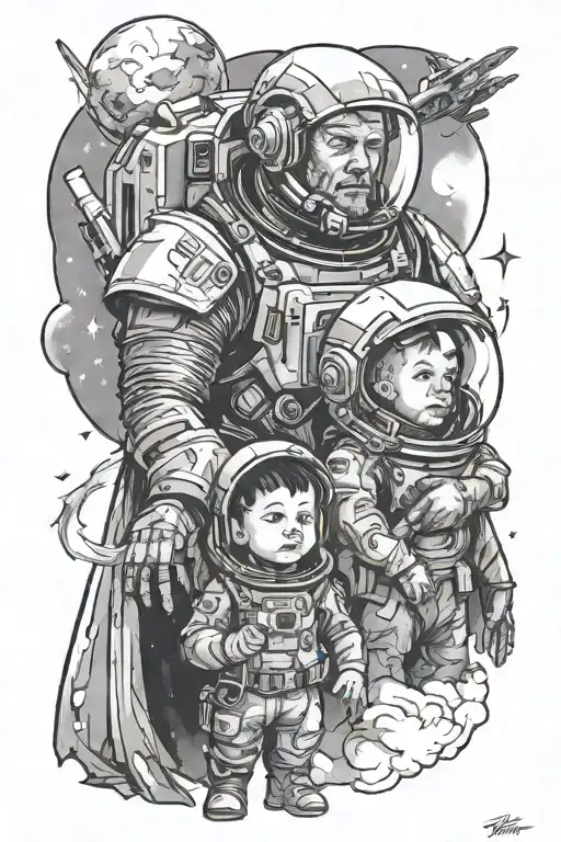 Space Father And Son
