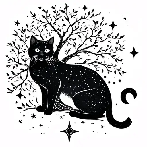 Cats Tree Star Constellation