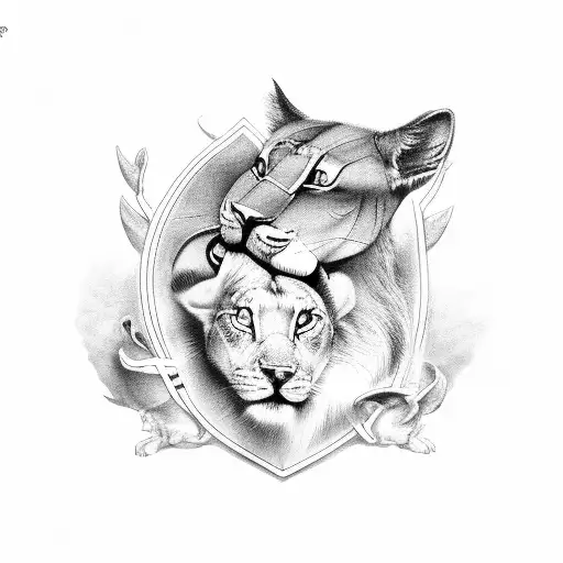 Christian Lion And Lamb