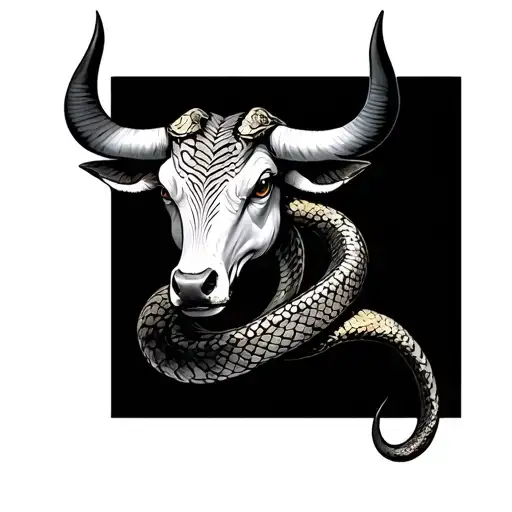Ox And Snake Wrapped