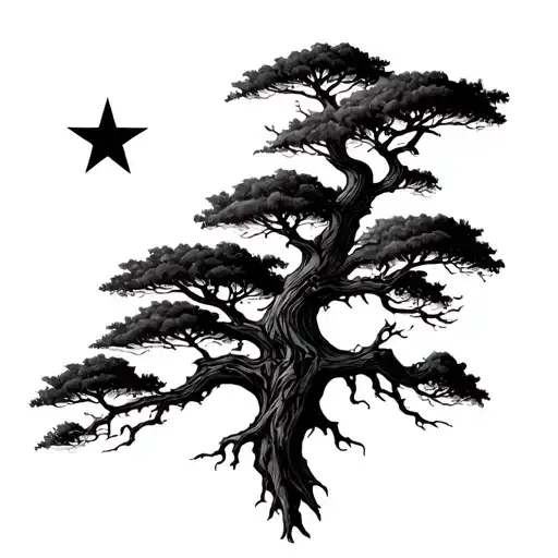 2 -Star Dead Tree In