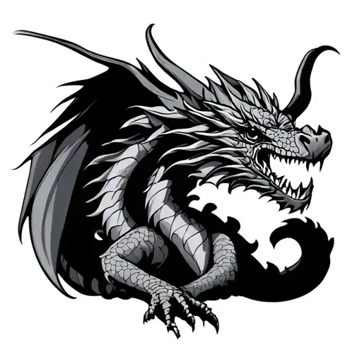 Blaine With A Dragon