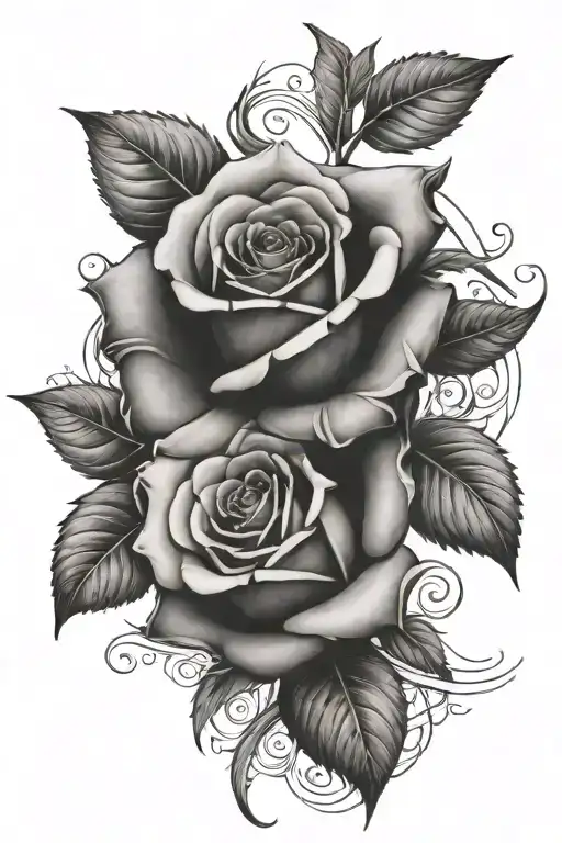 Rose And Scripture Verse Written