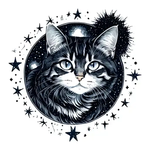 Cats Tree Star Constellation Formed