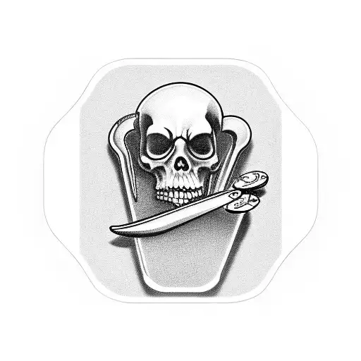 Grim Reaper With Cards Poker Chips And The Words Sorry Your Not A Winner