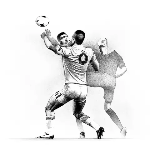 A Liverpool Football Player In A Wrestling Pose