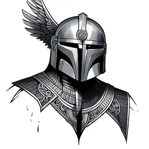 Egyptian Viking Mandalorian