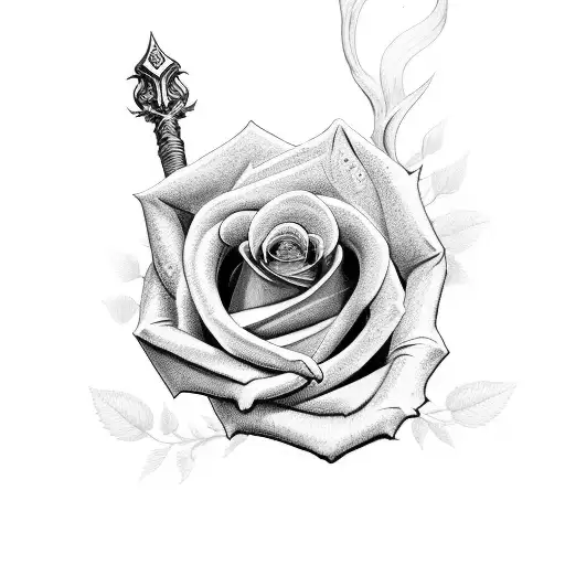 Sword Through A Rose