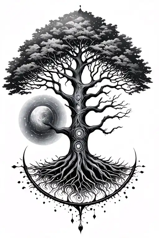 Tree Of Life Technology Themed