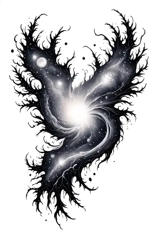 Nature And Galaxies Forming The Shape