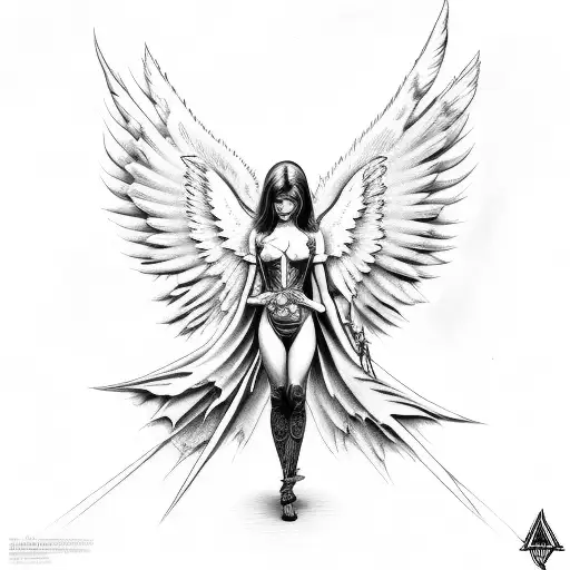 Angel Demonio Rezando