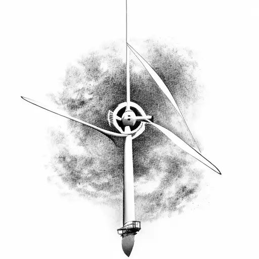 A Wind Turbine Blade Transformed Into A Sleek Ford Car