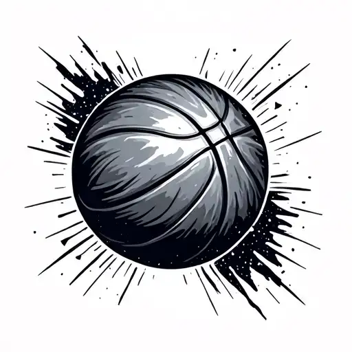 Basketball And Galaxy