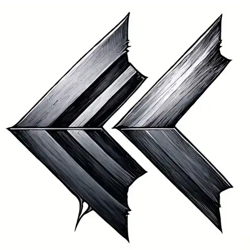 Arrow With Aquaruis Fineline