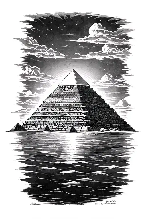 Anubi's Pyramid Sunset